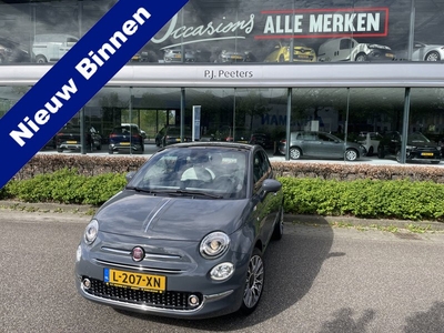 Fiat 500 1.2 4 CIL. Lounge Airco - Cruise control - Parks.A - Pano dak - Navi - U-conn. - Radio/CD/USB/TEL - A-uitrijcam. - MFL-Stuurwiel - ML - LMV 16