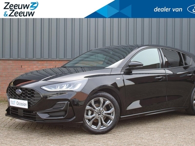 Ford Focus 1.0 EcoBoost Hybrid ST Line X Groot Navi * Parkeersensoren en camera * auto airco * Cilmate control * Dode hoek sensor * Keyless entry *