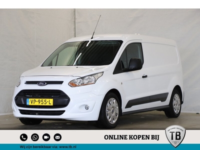 Ford Transit Connect 1.6 TDCI 115pk L2 Trend Airco Trekhaak Verwarmbare Voorruit Cruise Barst voorruit, bijtippen, restylen (700 werk)