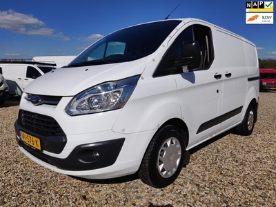 Ford Transit Custom 270 2.2 TDCI L1H1 Dubbele schuifdeur , 1e Eig , Werkplaats inrichting , Super frisse bus.