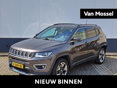 Jeep Compass 1.4 MultiAir Limited | Achteruitrijcamera | Parkeersensoren | Cruise control | Navigatie | Memory stoelen | Trekhaak | 18 inch velgen