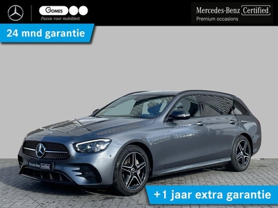 Mercedes-Benz E-Klasse Estate 200 AMG Line | Nightpakket | Panoramadak | 360° Camera | Stoelverwarming | Trekhaak