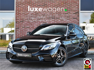 MERCEDES C-KLASSE T 300 de AMG Lage bijtelling Pano Burm Night Trekh Widescreen