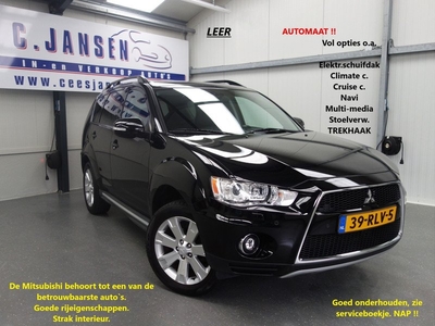 Mitsubishi Outlander 2.0 EDITION TWO ZWART !! CARAVANTREKKER