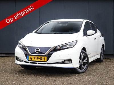 Nissan Leaf e+ N-Connecta 62 kWh (218PK), 1ste-Eigenaar, Keurig-Onderh., Navigatie/Apple-Carplay/Android-Auto, Parkeersensoren-V+A, 360-Camera, Dodehoeksensor, Keyless-Entry/Start, Adaptive-Cruise-Control, Airco/Climate-Control, Stoelverwarming-V+A, Lane-