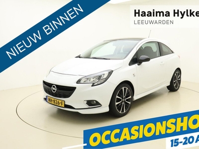 Opel Corsa 1.0 Turbo Color Edition | OPC Line pakket | Airco | Lichtmetalen velgen | Zwart dak | Parkeersensoren | Cruise control | Sportief