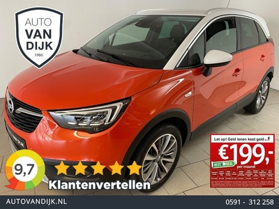 Opel Crossland X 1.2 Turbo 130PK Ultimate AUTOMAAT AIRCO CLIMA NAVI CRUISE STOELVERW HEAD UP DISPLAY PDC NIEUWSTAAT