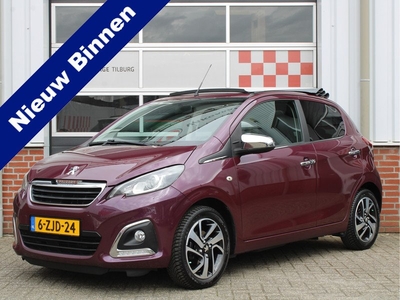 Peugeot 108 1.0 e-VTi Allure TOP! /AIRCO/Schuif-Vouwdak/CV/LED/Elek. ramen/ISOFIX/USB+AUX/15'LM/Mirrorlink/NAP! 1e eig!