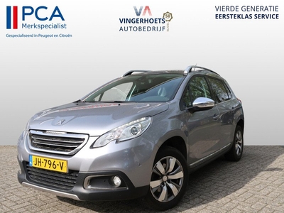 Peugeot 2008 1.2 Benzine 110 pk Luxe Allure *** AUTOMAAT *** Navigatie * 1/2 Leder * Trekhaak * Aut. Inparkeersysteem * Distributieriem 2022 vervangen * Climate & Cruise Control * Voor en achter Parkeersensoren * TOP door ons Onderhouden