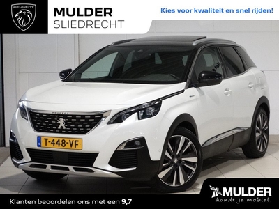 Peugeot 3008 SUV GT Première Pack HYbrid4 PHEV 300pk e-EAT8 AUTOMAAT SCHUIF/KANTELDAK | NAPPA LEDER | STOELMASSAGE | 360° CAMERA | HANDSFREE ACHTERKLEP | INPARKEERASSISTENT