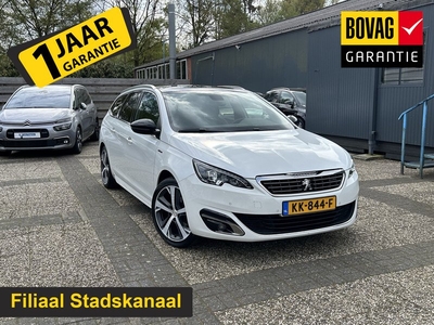 Peugeot 308 SW 1.2 PureTech GT-line | LED | Cruise Control | Climate Control | Navigatie | Panoramadak | 12 Maand BOVAG Garantie