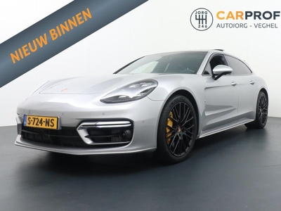 Porsche Panamera 4.0 Turbo S E-Hybrid Panoramadak Carbon 5 Persoons Burmester Matrix Sfeer Verlichting Nachtzicht Softclose Surround View Sportuitlaat