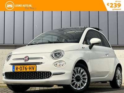 Fiat 500 1.2-16V Lounge Pano/Schuifdak Climate Parkeer Sens.