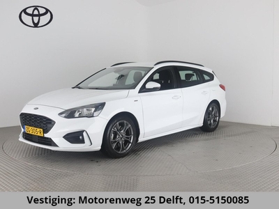 Ford FOCUS Wagon ST-LINE 125 PK BUSINESS NAVI CLIMA PDC TOT 2 JR GARANTIE* Sportvelgen , Cruise Controll, Privacy glas** 100% ONDERHOUDEN!