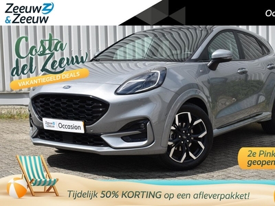 Ford Puma 1.0 EcoBoost Hybrid ST-Line X First Edition | Zeer nette auto | Dealer onderhouden | Panoramadak | Winter pack | Dodehoekdetectie | B&O | Adaptieve cruise control |