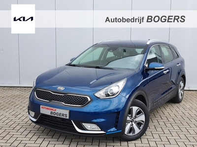 Kia Niro 1.6 GDi Hybrid DynamicLine Navigatie, Climate Control, Cruise Control, Half Leder, Trekhaak, Achteruitrijcamera