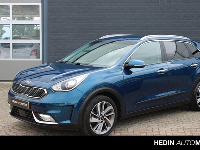 Kia Niro 1.6 GDi Hybrid ExecutiveLine Automaat/Navi/Camera/Clima/Adaptieve cruise control/Lederen bekleding/Stoelverwarming/LM-velgen/Parkeersensoren/Trekhaak/Volledig onderhouden