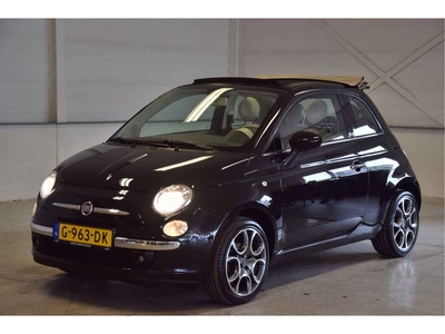 Fiat 500C 1.2 Lounge Airco Lm Velgen Sportief!!