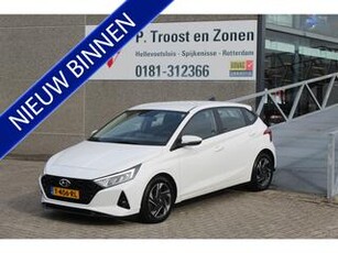 Hyundai I 20 1.0 T-GDI Premium Automaat/Navigatie/Stoelverwarming/LED/Keyless/Climate control/DAB/Apple carplay/Achteruitrijcamera/Parkeersensoren/Virtual cockpit/Cruise control/Mistlampen/Elektrische spiegels/Elektrische ramen/Bluetooth