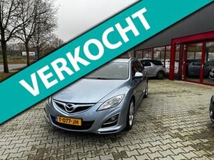 Mazda 6 Sportbreak 2.0 Business+ / Automaat / Navi / Xenon / Stoelverwarming / Leer / Cruise / Clima / Bose / PDC /