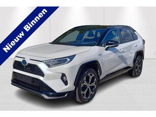 Toyota RAV4 2.5 Plug-in Hybrid AWD Bi-Tone Plus Trekhaak Alarm klasse 3 Clima/Cruise Control | Stuur/Stoel Verwarming | Leder | Dode Hoek Signaal