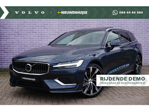 Volvo V60 2.0 T8 Recharge AWD Ultra Bright | Polestar | Bowers & Wilkins | Massage | Stoel ventilatie + Verwarming | Panorama Schuifdak | HUD | Adaptieve Cruise | BLIS | 360° Camera | Trekhaak |