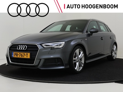 AUDI A3 Sportback 1.0 TFSI Sport S Line Edition | Parkeersensoren achter | LED verlichting | Climate control | Sportstoelen | Half leder | Navigatie | Cruise control |