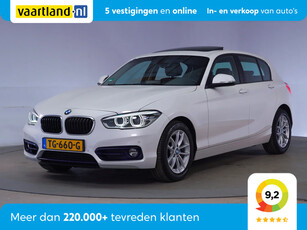 BMW 1-serie 118i High Executive Aut [ Leder Sportzetels Schuifdak Nav ]