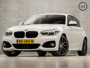 BMW 1-serie 118i M Sport High Executive Automaat (GROOT NAVI, M PAKKET, HARMAN/KARDON, ALCANTARA SPORTSTOELEN, ADAPTIVE CRUISE, GETINT GLAS, PARKEERSENSOREN, NIEUWSTAAT)