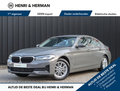 BMW 5-SERIE 530e High Executive (1ste eig./LEER/Keyless/LED/NAV.)