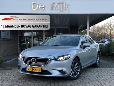 MAZDA 6 2.0 SkyActiv | Leder, Navi, Camera, Stoelverw., Climate, Trekhaak afn. | Dealeronderhouden | 2e Eigenaar |