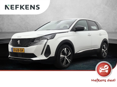 PEUGEOT 3008 SUV Allure 1.6 Plug-in HYbrid4 300pk Automaat | Navigatie | Achteruitrijcamera | Climate Control | Stoelverwarming | Keyless | Parkeersensoren v+a | Cruise Control | Led koplampen | Apple Carplay | Bluetooth | DAB+ radio | Donker getint glas | 18