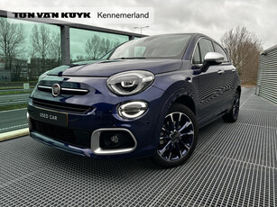 Fiat 500 X 1.3 FireFly Turbo 150 Yacht Club Capri. Adaptive cruise control, Parkeer camera, Park assist, Verwarmde stoelen. Apple Car Play.