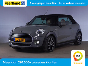 MINI Cooper Cabrio 136Pk Chili Serious Business [ Leder Led koplampen Head-up display ]