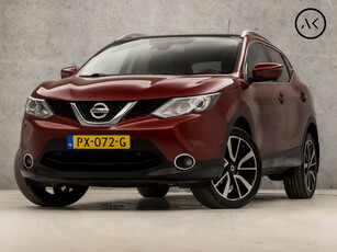 Nissan QASHQAI 1.2 Tekna Deluxe (PANORAMADAK, NAVIGATIE, 360 CAMERA, STOELVERWARMING, GETINT GLAS, LEDER, SPORTSTOELEN, XENON, CRUISE, NIEUWE APK, NIEUWSTAAT)