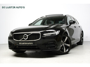 Volvo V90 2.0 T8 AWD R-Design 392 PK |PANORAMADAK, CARPLAY, ACC, HEAD UP, CAMERA, MEMORY, LED, PDC, TREKHAAK, ELKTR. KLEP|