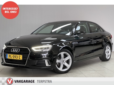 AUDI A3 Limousine 1.5 TFSI CoD Sport Edition/ DEALER ONDERHOUDEN/ 150pk!/ Sportstoelen+Sportstuur/ LED Koplampen/ 17'' LMV/ Navi/ Airco/ Cruise/ Bluetooth/ Multi. LEDER. Stuur/ 6-Bak/ PDC.