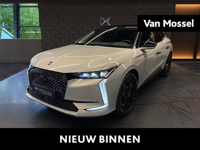 DS DS4 E-Tense Performance Line+ | Leder/Alcantara bekleding | Achteruitrijcamera | Parkeersensoren rondom | Top view | Head-up display | Dodehoekbewaking | Elektrische achterklep |