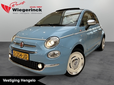 FIAT 500 C 0.9 TwinAir Spiaggina 58 [ LEDEREN BEKLEDING I NAVI I ELEKTRISCH