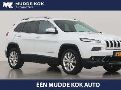 JEEP CHEROKEE 2.0 Limited AWD Automaat | Camera | Keyless | Stoelventilatie | DAB+ | Elektr. Achterklep | Leder | 18 Inch