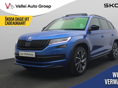 SKODA KODIAQ 1.5 TSI 150PK DSG Sportline Business | Pano | Keyless | 20 inch | Navi | Camera | Canton sound