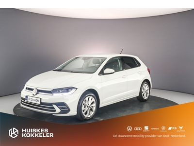 VOLKSWAGEN POLO Style 1.0 TSI 95pk DSG Automaat Adaptive cruise control, Navigatie, Airco, LED matrix koplampen, DAB, Parkeersensoren, App connect