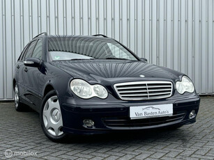 Mercedes C-klasse Combi 200 K | Aut | 163pk | Youngtimer | 04 | Facelift | PDC | Navi | Volledige historie |