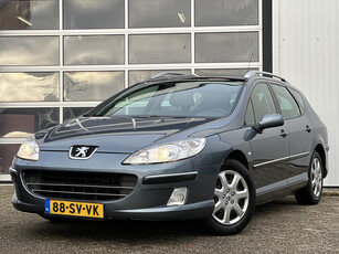 Peugeot 407 SW 2.0-16V XR Pack 136pk | Nieuwe apk | Automaat | Panorama dak | Cruise Control | Trekhaak | Winterbanden | Zeer nette staat!