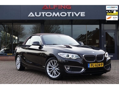 BMW 2-serie Cabrio 220i Luxury Line Navi Leder