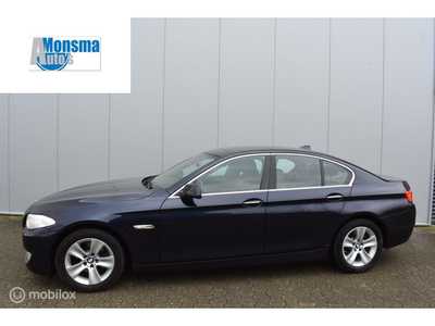 BMW 520i AUT. High Exe 2013 Blauw Navi Leder Memory Xenon Elek. Trekhaak