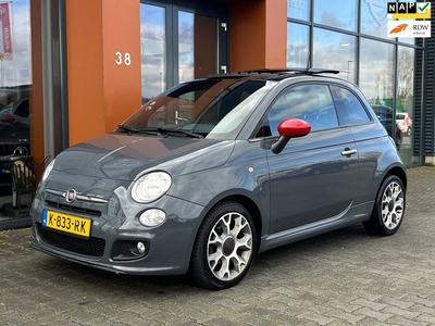 Fiat 500 0.9TwinAir TurboElektrisch PanodakAUXLeer6bak