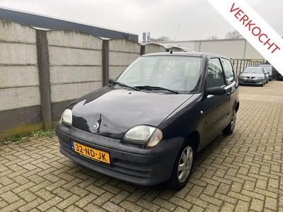 Fiat Seicento 1.1 2003 Zwart INRUILER! (bj 2003)