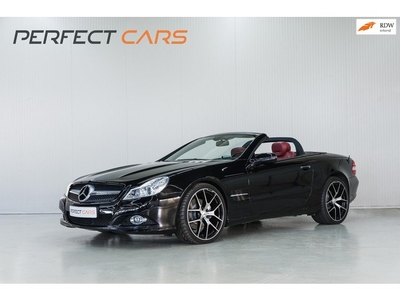 Mercedes-Benz SL-klasse 350, rood leer, automaat, hard top