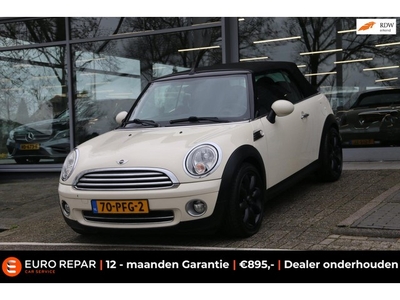 Mini Mini Cabrio 1.6 One Pepper NL-AUTO NAP AIRCO!